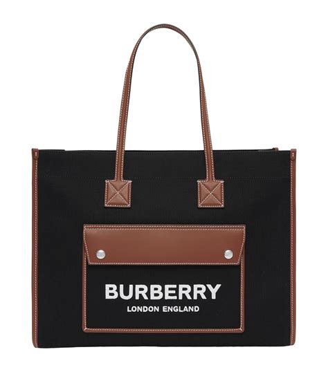 burberry black canvas tote bag|burberry packable tote bag.